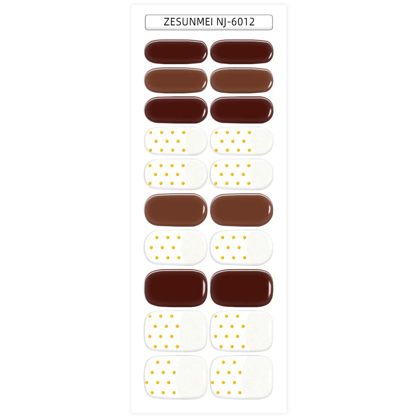 Semi-Cure Gel Nail Pads (20 pcs) - for any fixture, salon quality, long lasting, easy to apply and remove - includes 2 prep pads, nail file, and wooden stick!